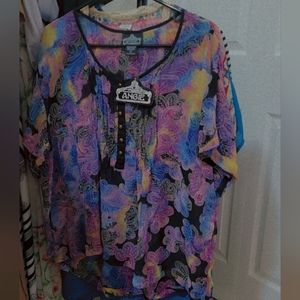 Angie see through top